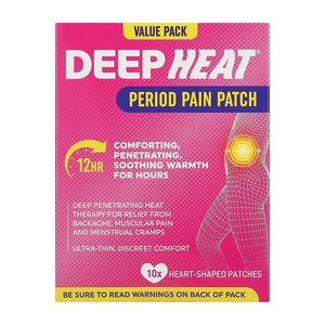 DEEP HEAT PERIOD PAIN PATCH 10