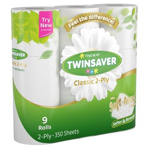 TWINSAVER 3 PLY 200 SHEET 9 ROLLS