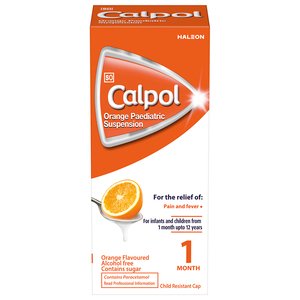 CALPOL PAED SYRUP ORANGE 100ML