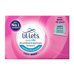 LIL-LETS TAMPONS APPLICATOR SUPER 20
