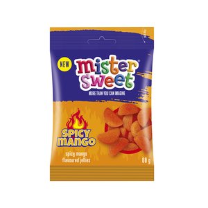 MISTER SWEET SPICY MANGO JELLIES 60G
