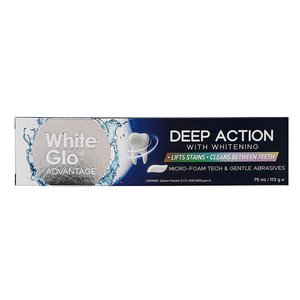 WHITE GLO TOOTHPASTE DEEP ACTION 75ML