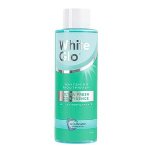 WHITE GLO WHITENING MOUTHWASH MINT 500ML