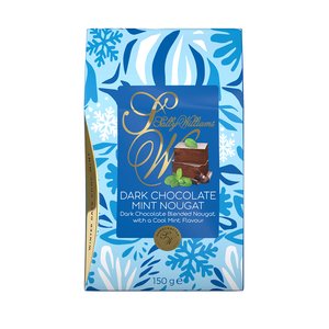 SALLY WILLIAMS DARK CHOC MINT NOUGA 150G