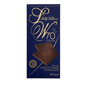 SALLY WILLIAMS 70% DARK CHOC SLABS 100G
