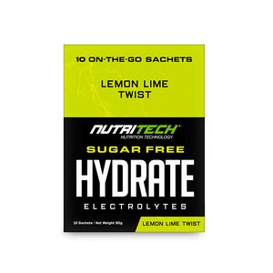 NUTRITECH ELECTROLYTES LEMON 10 SACHETS