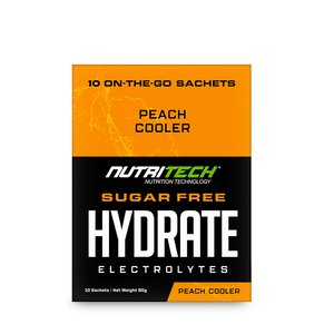 NUTRITECH ELECTROLYTES PEACH 10 SACHETS