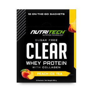 NUTRITECH WHEY PROTEIN PEACH 10 SACHETS