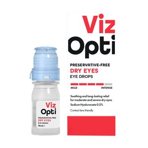 VIZOPTI PRESERVATIVE FREE EYE DROPS 10ML
