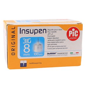 INSUPEN NEEDLE 8MM 31G 100~