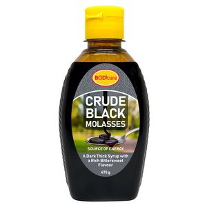 BODICARE MOLASS CRUDE BLACK SQUEEZE 475G