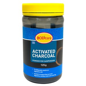 BODICARE ACTIVATED CHARCOAL 125G